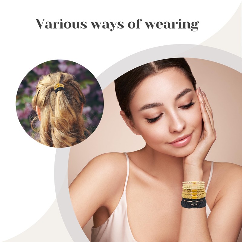 10 Stück haargummi damen，haargummis mädchen，scrunchies，haargummis damen，zopfgummi