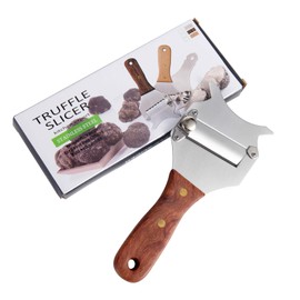 IMEEA IMEEA Truffle Slicer Shaver Stainless Steel Chocolate Cheese Shaver Grater Curler with Adjustable Smooth Blade and Wood Handle