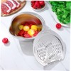 Stainless Steel Rice Washer and Strainer Bowl, Large Capacity Kitchen