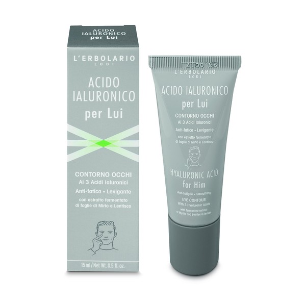 L'Erbolario Hyaluronic Acid for Him - Eye Gel 15 ml