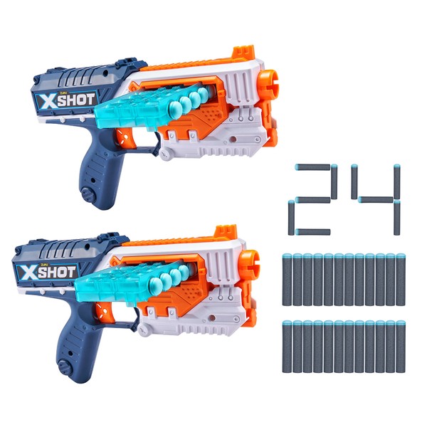 XSHOT Excel Quick Slide Cartridge 2-Pack, Includes 24 Darts in