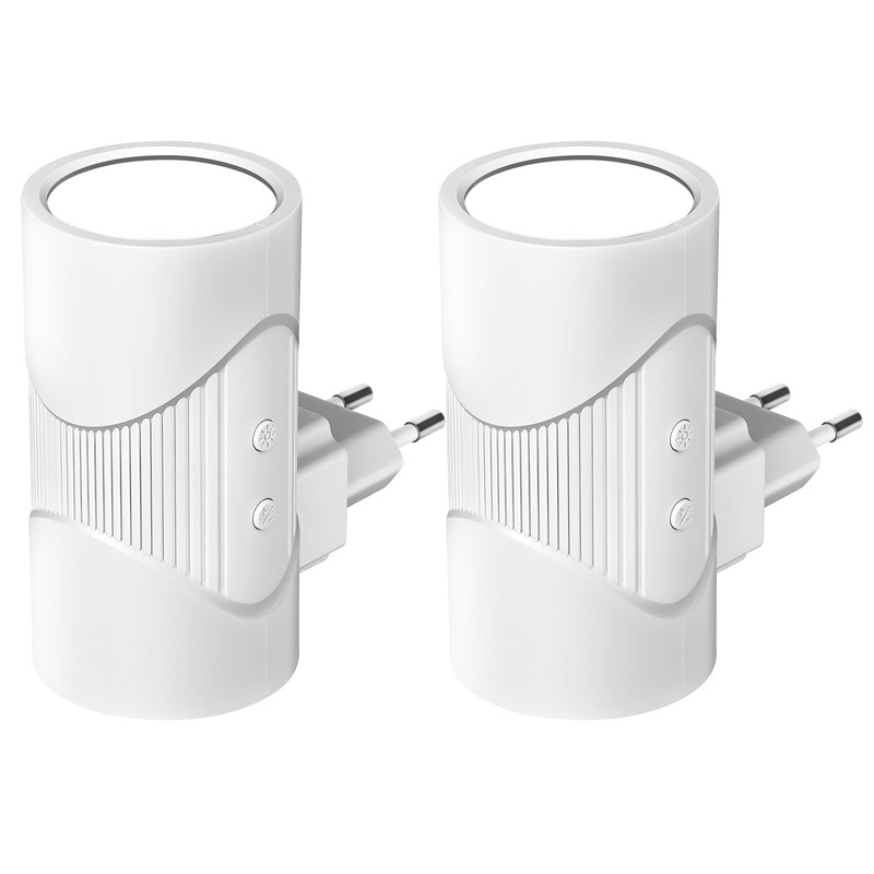 AUAUY Pack of 2 Night Light Socket with Motion Sensor