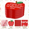 Whaline 100 Pack Thank You Napkins Red Apple Disposable Napkins