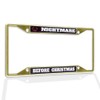 Fastasticdeals Metal Insert License Plate Frame Nightmare Before Christmas Weatherproof