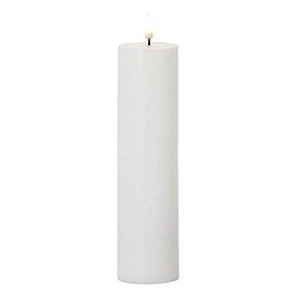RAZ Imports 2.25" X 9.75" White Pillar Candle