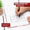 XFasten Extra Fine Point Pens 0.38mm 24-Pack Japanese-Style Fine Tip