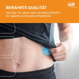 SISSEL EPIFLOW Kinesiology Tape 5cmx5m Blau | Kinesiologie Tape für Sport & Therapie | Physio & Sporttape | Medizinisches Tape für Schmerzen & Narben | Knie Tape | Kinesiotapes | Baumwolle Tape Sport