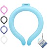 Neck Cooling Tube(with Cooler Bag), hot Weather Reusable Long-Lasting Cooling