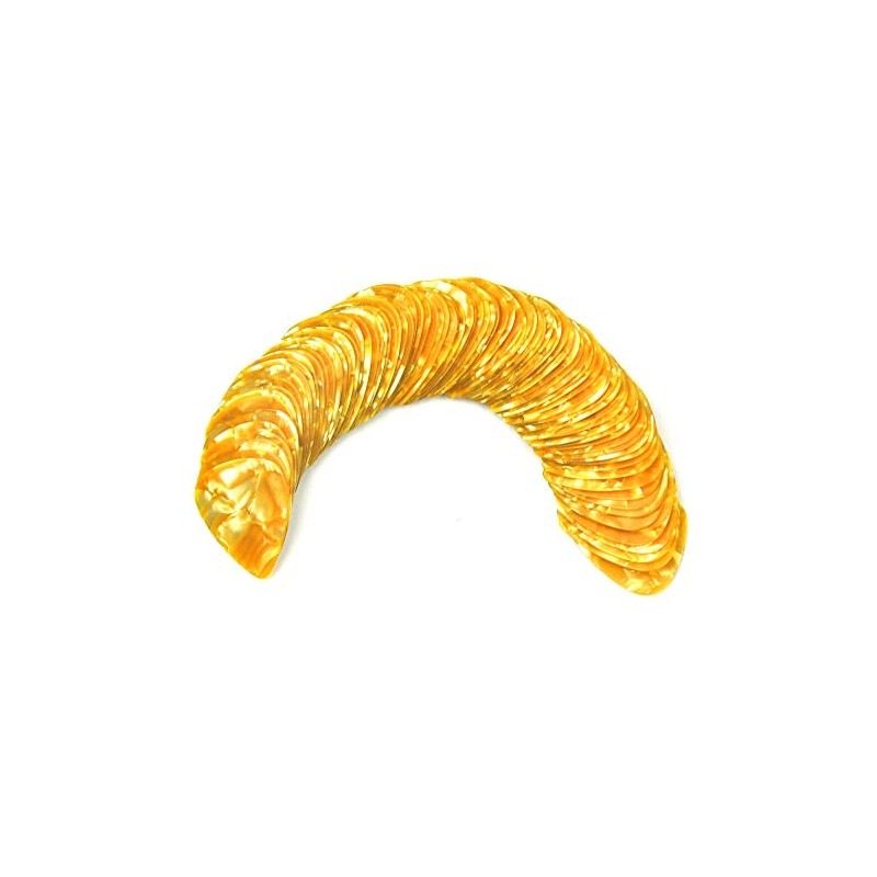 Celluloid Yellow Pearl Guitar Or Bass Pick - 0.46 mm
