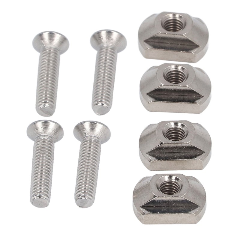 Surfing Accessories Stainless Steel Fin Screw and Plate for Surf