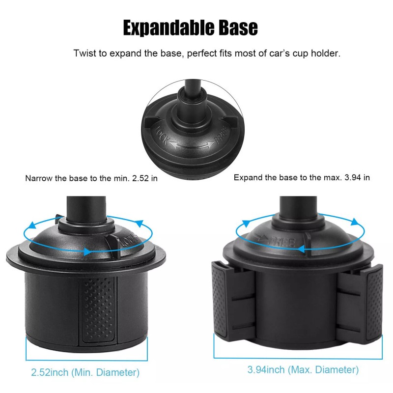 Cup Holder Phone Car Mount (Compatible with Magsafe) - for