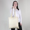 eBuyGB Pack of 5 Cotton Shopper Canvas & Beach Tote