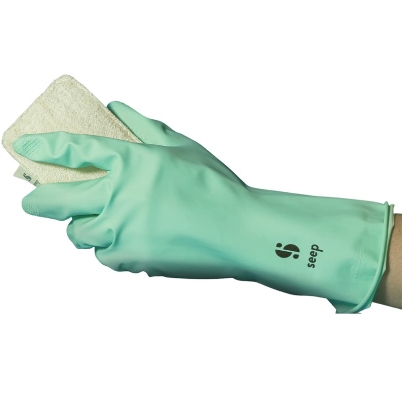 SEEP Eco Small-Medium Rubber Gloves - Kitchen Gloves Washing Up