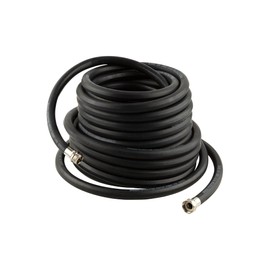 Briggs and Stratton 8BS75 75-Foot Premium Heavy-Duty Rubber Garden Hose, Brass