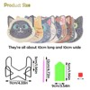 YILANJIN Pack of 10 Cat Diamond Painting Coasters with Holder,