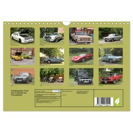 Autoklassiker Ford vom A-Model bis Thunderbird (Wandkalender 2026 DIN A4 quer), CALVENDO Monatskalender