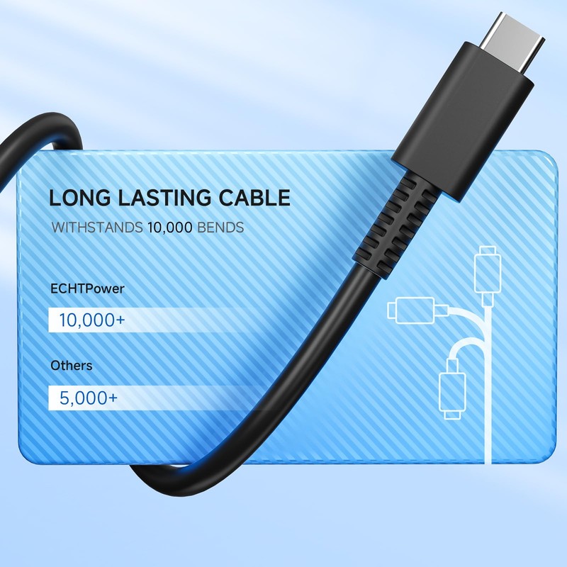 ECHTPower Switch 2 PD Charger 60W-Compatible with Switch 2/1/OLED/Lite and
