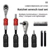 ENLEE One Set Mulit Functional Ratchet Wrench Tool Bike Repair