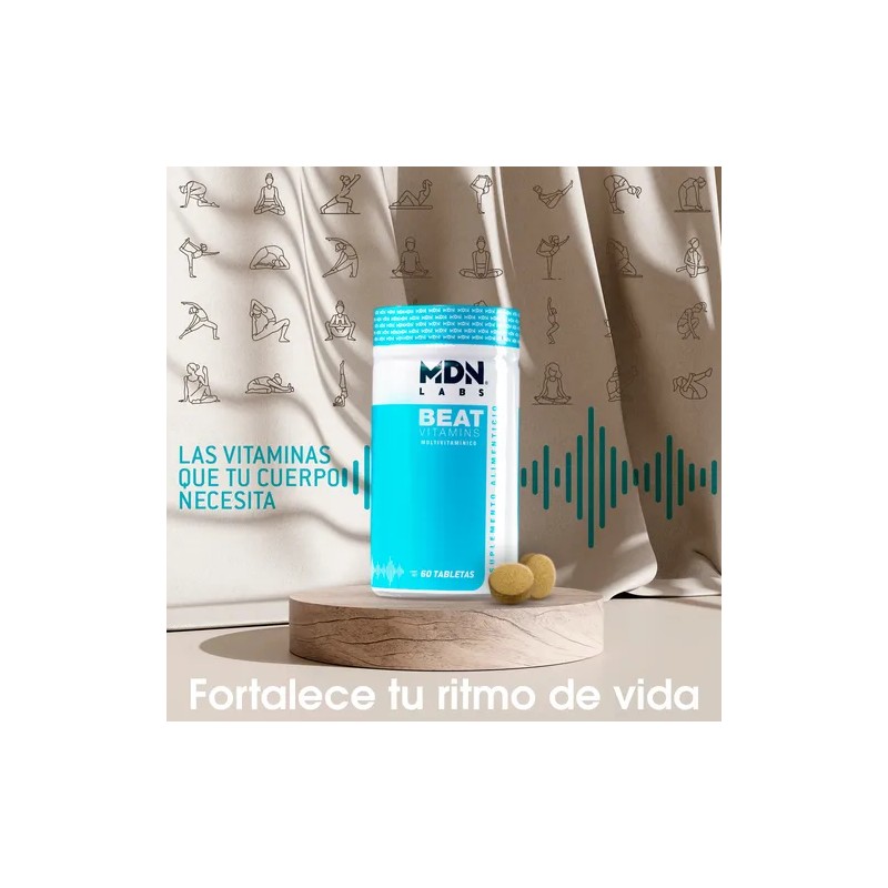 Suplemento Multivitaminico Beat 60 Tabletas Mdn Vitaminas