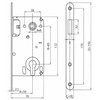 KOTARBAU® Magnetic Mortice Lock + Strike Plate Reliable Method for