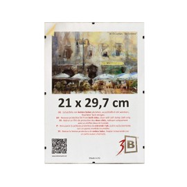 3-B Picture frame: Frameless Picture Holder with Polyester Glass