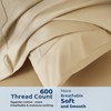 Shilucheng 100% Cotton Queen Size Duvet Covers - 600 Thread