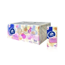 Vinda 3-Ply Ultra Care Pocket Tissues, Travel Size (30 Packs of 10 Tissues)