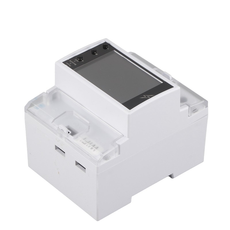 Multifunctional Power Meter DIN Rail 2.4in TFT Display Electric Energy