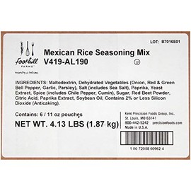 Foothill Farms Mexican Rice Seasoning Mix, 11 Oz Bag (Pack Of 6)