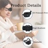 3PCS Adjustable Left Eyepatch Soft Black 3D Eye Patches Comfortable
