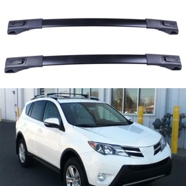 SCITOO Roof Rack Cross Bars Fit for Toyota for RAV4 2013 2015 2016 2017 2018,for Rooftop Cargo Carrier Bag Basket Luggage Kayak Canoe Bike Snowboard Skiboard