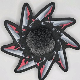 3D Printed Dripping Blood Knife Spinner (Animation only viewable through methods in description) - Specification: Both Spinners