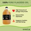 GreenIVe Flax Seed Oil 100% Pure Cold Pressed – Grown