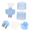 Minkissy 3sets Applicator Dropper Bottle with Funnel for Hair Dye