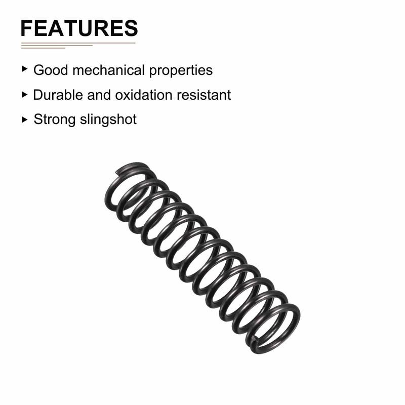 DTGN 1.2x10x40mm(DxODxL) Compression Spring - 20Pack - Good for Machinery