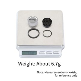 Drfeify 2pcs Bicycle Disc Brake Caliper Piston, Finely Polished, Titanium Alloy Mountain Road Bike Piston Replacement for XT for SLX for XTR