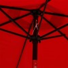 Blissun 7.5 ft Patio Umbrella, Yard Umbrella Push Button Tilt