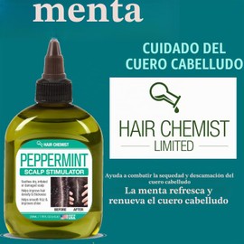 Hair Chemist Estimulador del cuero cabelludo de menta 7.1 oz. - Scalp Leave in Mint Scalp Treatment and Scalp Moisturizer, tratamiento natural del cuero cabelludo para mujeres y hombres