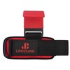 Weight Lifting Hooks Red Straps Pair, Neoprene Padded Wrist Wrap