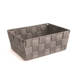 Excelsa Cross Korb 21x16x8,5cm in grau, Polypropylen, 21 x 16 x 8.5 cm