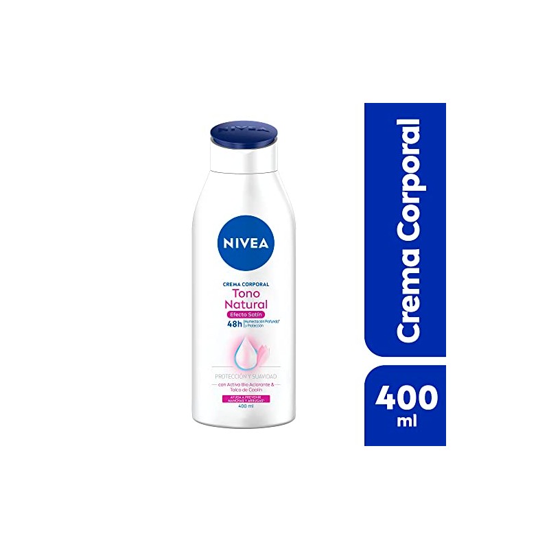 Nivea Crema Corporal Humectante Todo Tipo Piel Efecto Satin 400ml