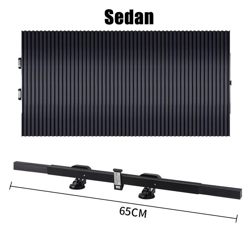 Retractable Car Windshield Sunshade for Parking – Polyester UV Block