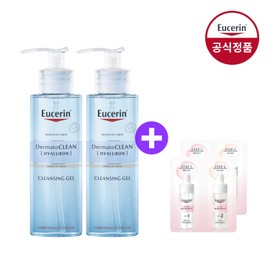 유세린 [1+1] 더머토클린 리프레싱 클렌징 젤 200ml (증)듀오앰플 샤쉐 2개 [1+1] Dermato Clean Refreshing Cleansing Gel 200ml (Includes) Duo Ampoule Sachet 2 pcs
