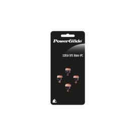 PowerGlide Snooker or Pool Screw in Cue Tips | 11mm Diameter | 4 Tips