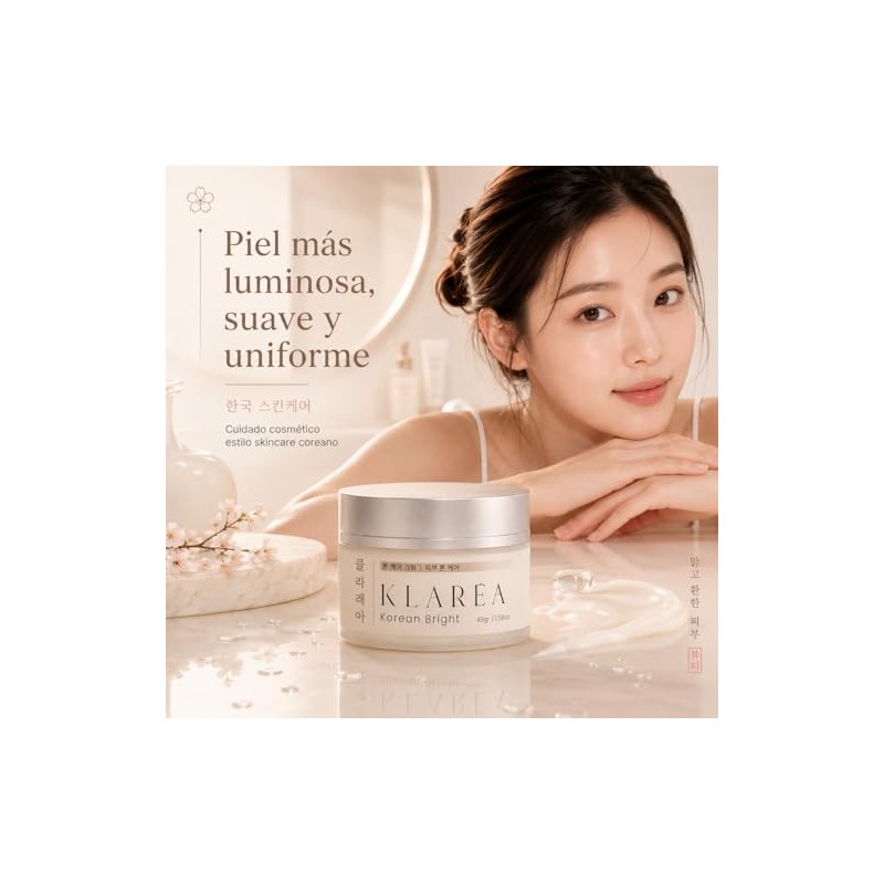 KLARÉA Korean Bright 45g - Crema Coreana K-Beauty Aclaradora e