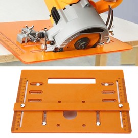 Universal Cutting Machine Base Plate Kit 28 X 20cm Woodworking Circular Saw Guide Bottom Board 5mm Thickness