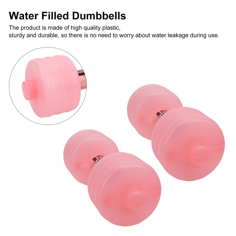 2Pcs Water Filled Dumbbells Weight Dumbbells Adjustable Body Shaping Gym
