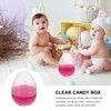 VICASKY Giant Empty Fillable Eggs: Large Easter Eggs Translucent Fillable