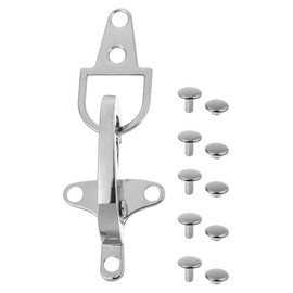 DOITOOL 1 Set Coat Toggle Buckle, Metal Sweater Closure Buckle, Silver Zinc Alloy, 1.96 x 1.06 x 0.59 Inch, for Cardigans, Coats, Belts