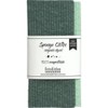 RETROKITCHEN 100% Biodegradable Dishcloth Organic 2x Dyed Forest